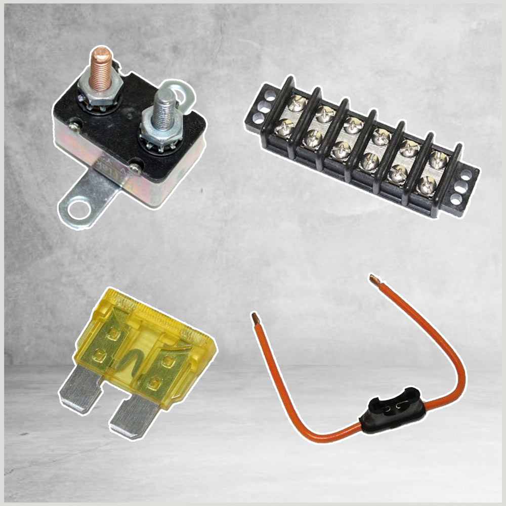 Circuit Breakers, Fuses & Terminal Blocks