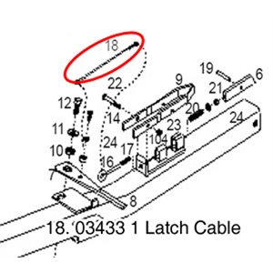 Latch Cable GT200