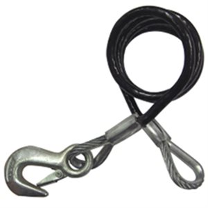 Safety Cable Coiled 36in 7K W / Forge Hook