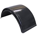 Fender Poly Blk 19.5in Dual Wh