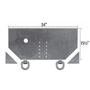 Hitch Fab Plate Steel 1 / 2in