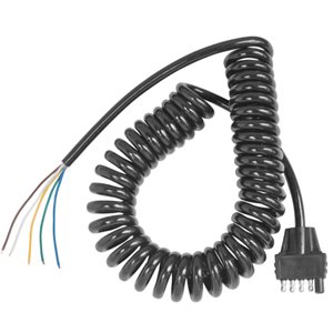 Plug 5-Way 11ft Cable Coiled