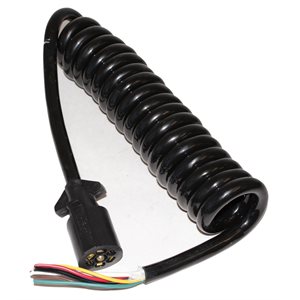 Plug 7-Way RV 8ft Cable Coiled