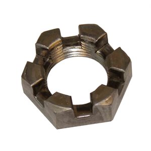 Nut Axle 1-14 Castle 6pt