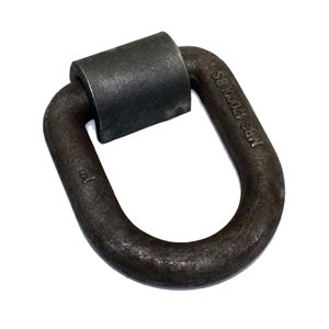 D-Ring 1in w /  Weld-On Bracket - 4in