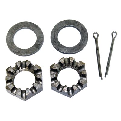 Nut Axle 1-14 Round 10pt Kit